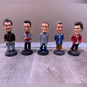 *NSYNC collectible bobble heads - the whole band - Justin Timberlake